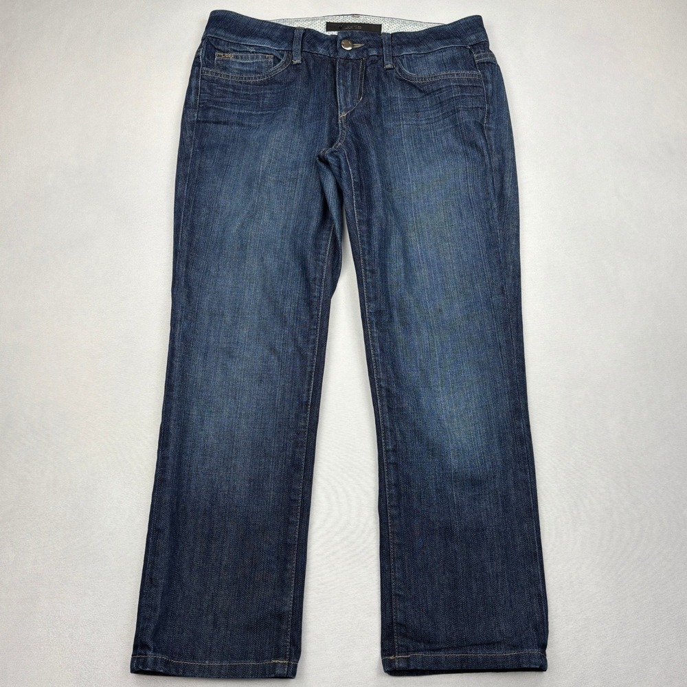 Joes Jeans The Honey Jeans Womens 27 Aimee Dark Wash Straight Crop Made in USA